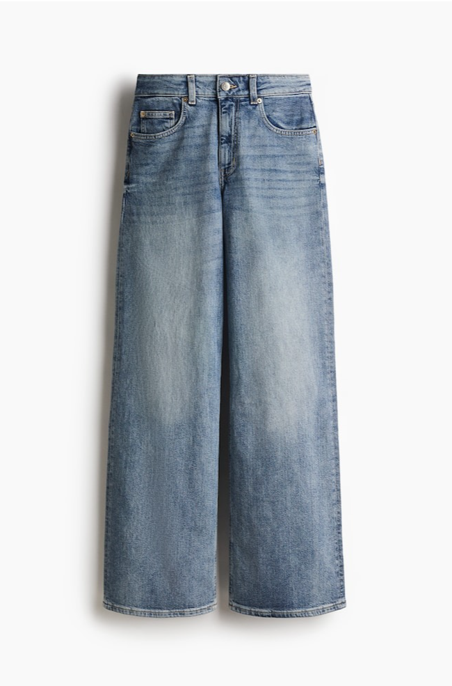 Wide High Jeans